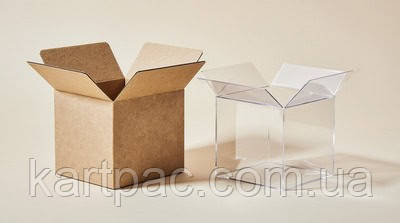 порівняння картону та пластику