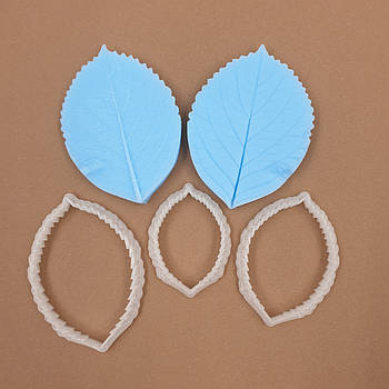 Набір вайнер із вирубками Лист троянди