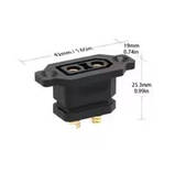 Роз'єм ХT90E-F XT90 мама для RC Lipo батареї автомобілів fpv дронів літаків, фото 5