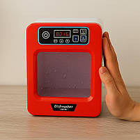 Іграшкова мийка для посуду 998-25 — дитяча побутова техніка зі світлом і звуком, набір з 15 предметів, фото 5