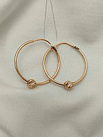 Золоті сережки кільця