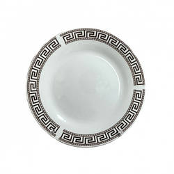 Тарілка дрібна "7" 180 мм декор Версаче порцелянова Helios 4313