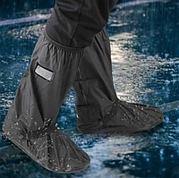 Багаторазові чохли для взуття від дощу L,2XL Захисні бахіли від води Силіконові водонепроникні чохли