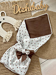 Плед муслиновий 100% бавовна дитячий 70*100 см (різні кольори)