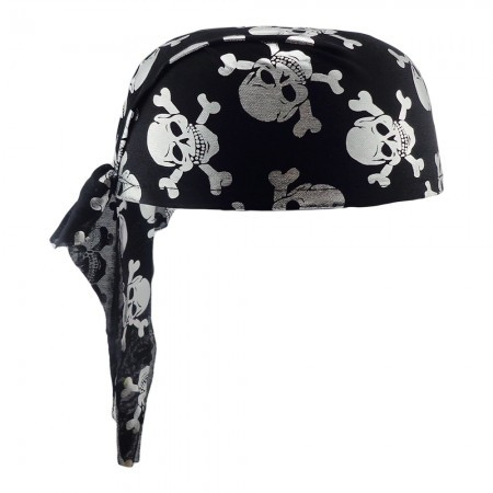 Бандана пірата з черепами. Бандана піратська з черепами, фото 1