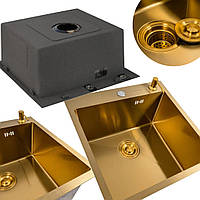 Кухонная мойка Valeso Handmade Нержавеющие мойки Удобная и практичная мойка для кухни 3.0/0.8 Кухонные раковины слив 90/110 мм