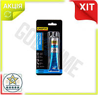 GL Герметик силиконовый Unifix 50мл прозрачный универсальный для ремонта и герметизации шовный клей LO31\PR