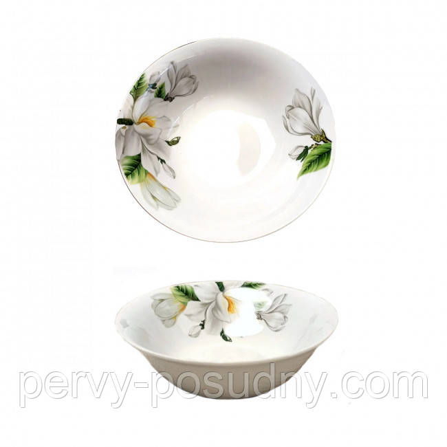 Салатник "6" 150 мм декор Жасмин порцеляновий Helios 4320, фото 1