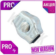 CI Затискач для троса Apro Top Quality 4 мм одинарний 50 шт сталевий кріплення для тросів з'єднувач дл CI2-888