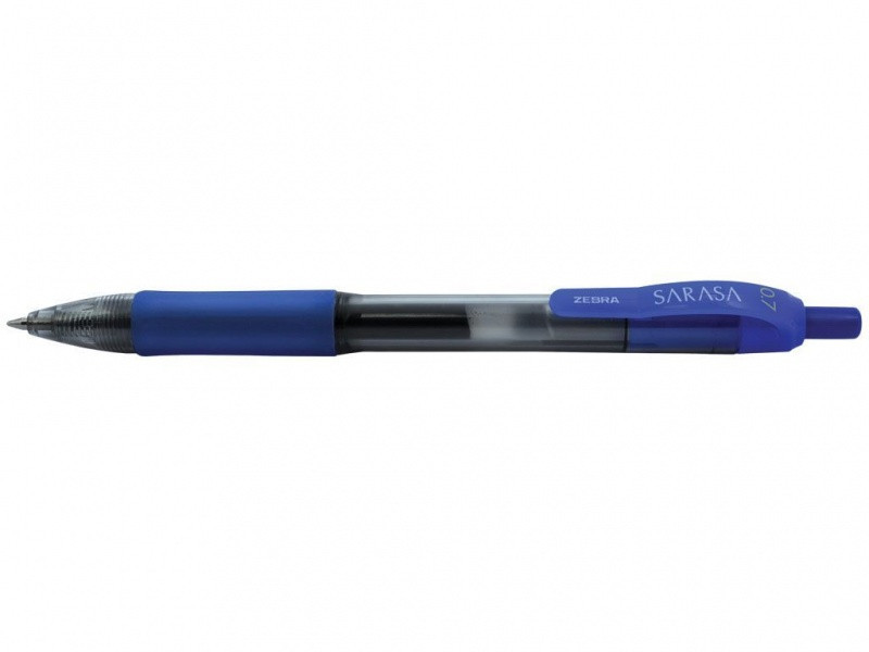 Ручка гелевая Zebra Sarasa (8)JJ3-BL синий 0,7 мм, автомат
