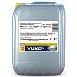 Антифриз Yuko -40 Super G12+ червоний 20л 4820070248968 smart