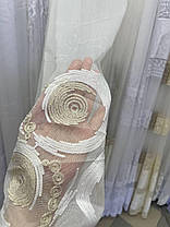 Тюль бамбук заввишки 2,8 м. айворі, фото 4
