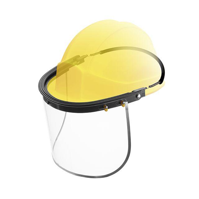 Екран захисний для обличчя, PVC, кріплення на каску INTERTOOL SP-0034, фото 1