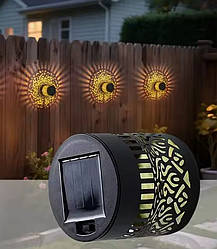 Настінний світильник на сонячній батареї з візерунком JF7