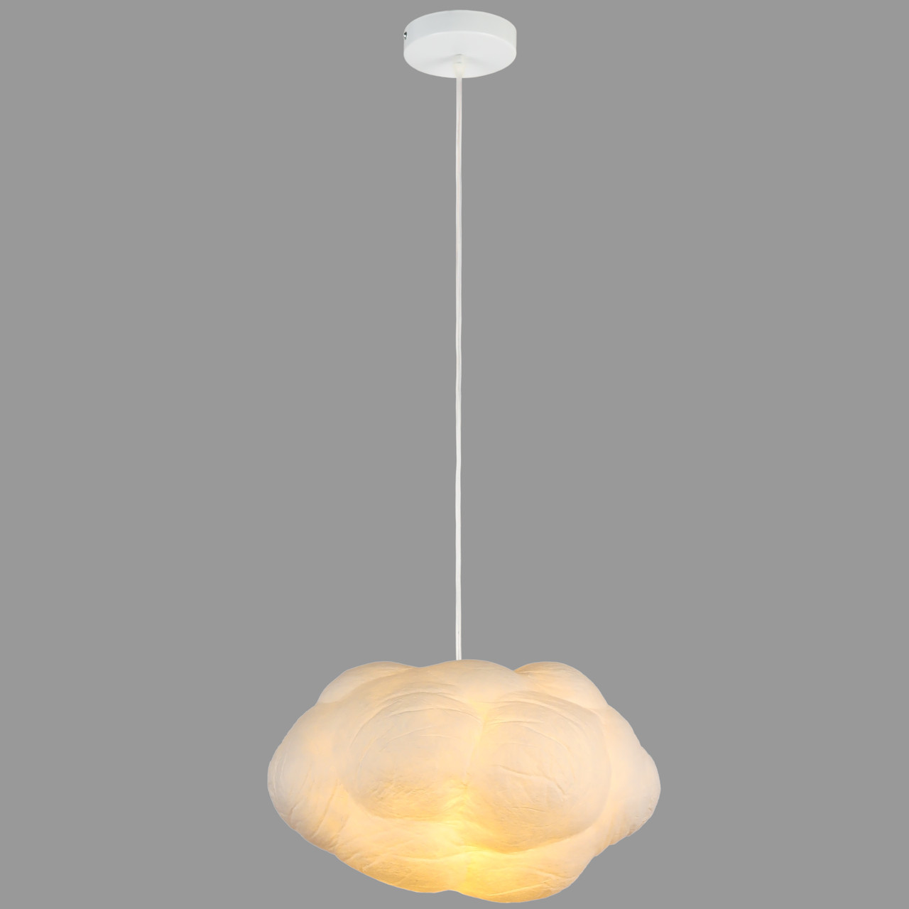 Люстра-підвіс 30см ХМАРИНКА із тканини на 1 лампу (805-8001-1)