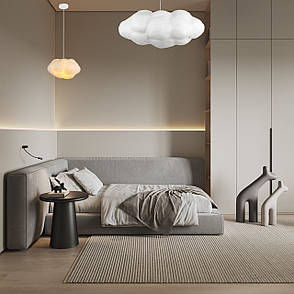 Люстра-підвіс 30см ХМАРИНКА із тканини на 1 лампу (805-8001-1), фото 3