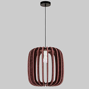 Дизайнерський підвіс-люстра із фетра 40см в коричневому кольорі (805-2021-1), фото 2