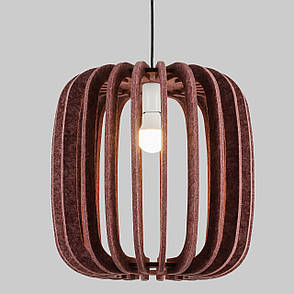 Дизайнерський підвіс-люстра із фетра 40см в коричневому кольорі (805-2021-1), фото 1