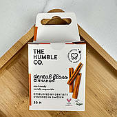 Зубна нитка The Humble Co вощена (кориця), 50 м