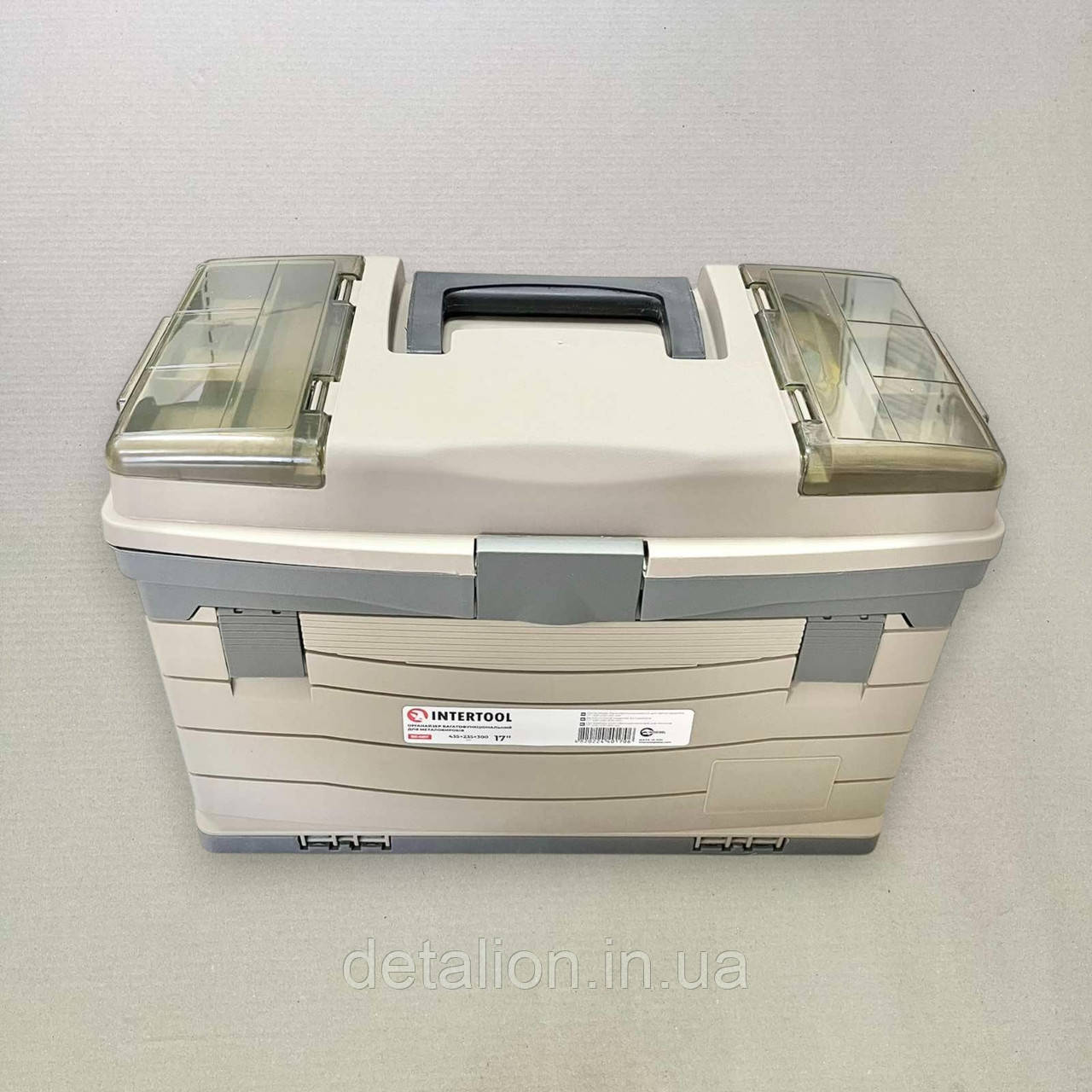Багатофункціональний органайзер для метизів, 17", 435x235x300 мм INTERTOOL BX-4017, фото 1