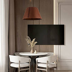 Дизайнерський підвіс-люстра із фетра 60см в коричневому кольорі (805-1998-1), фото 3