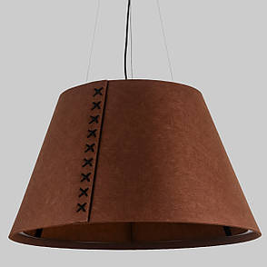 Дизайнерський підвіс-люстра із фетра 60см в коричневому кольорі (805-1998-1), фото 1