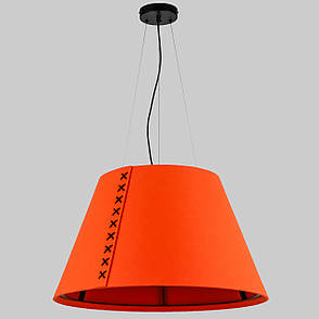 Дизайнерський підвіс-люстра 60см із фетра в помаранчевому кольорі (805-1998-1), фото 1