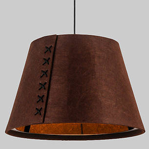 Дизайнерський підвіс-люстра із фетра 40см в коричневому кольорі (805-1998-1), фото 2