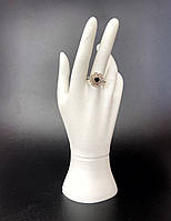 Торговельне обладнання Finding Стійка для демонстрації кілець перстнів каблучок у формі руки пластик Білий 17 см х 7.2 см
