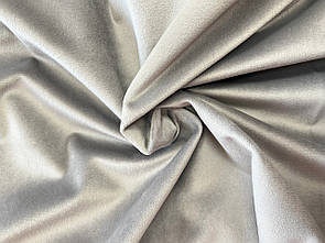 Оксамит на тканинній основі (Не стрейч) Світло сірий