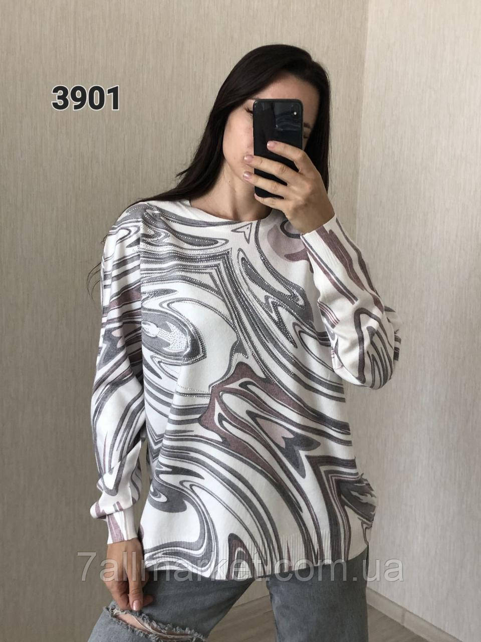 Кофта жіноча, стильна кашемір, розмір стандарт 50-54 (5 кв) "LEDI" недорого від прямого постачальника, фото 1