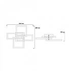 Світильник LED 75W 3000K-6000K БІЛИЙ 4500 Lm (560*480*135 mm) AL6494 URBAN Ardero, фото 2
