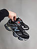 Чоловічі кросівки New Balance 9060 grey Нью Баланс замша чорно-сірі замша весна осінь, фото 4