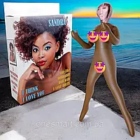 Надувна секс-лялька Sandra для інтимних насолод реалістична з якісним матеріалом