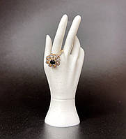 Торговельне обладнання Finding Стійка для демонстрації кілець перстнів каблучок у формі руки пластик Білий 10 см х 4.2 см