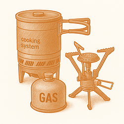 Системи для приготування їжі, пальники та балони