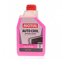 Motul AUTO COOL G12 EVO -37°C 1л (820001/112650) Готова до використання охолоджувальна рідина