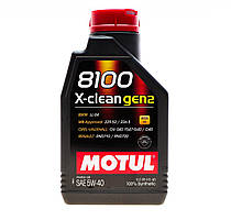 Motul 8100 X-clean gen2 5W-40 1л (854111/109761) Синтетична моторна олива