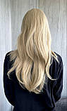 Перука білявки пряма з чубчиком довга блонд (TWI855), фото 7
