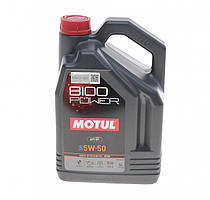 Motul 8100 POWER SAE 5W50 5л (824706/111812) Олива моторна 100% синтетична естерова для автомобілів