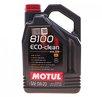 Motul 8100 Eco-Clean 0W-20 5л (868151/108862) Синтетична моторна олива