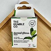 Зубна нитка The Humble Co вощена (м’ята перцева), 50 м