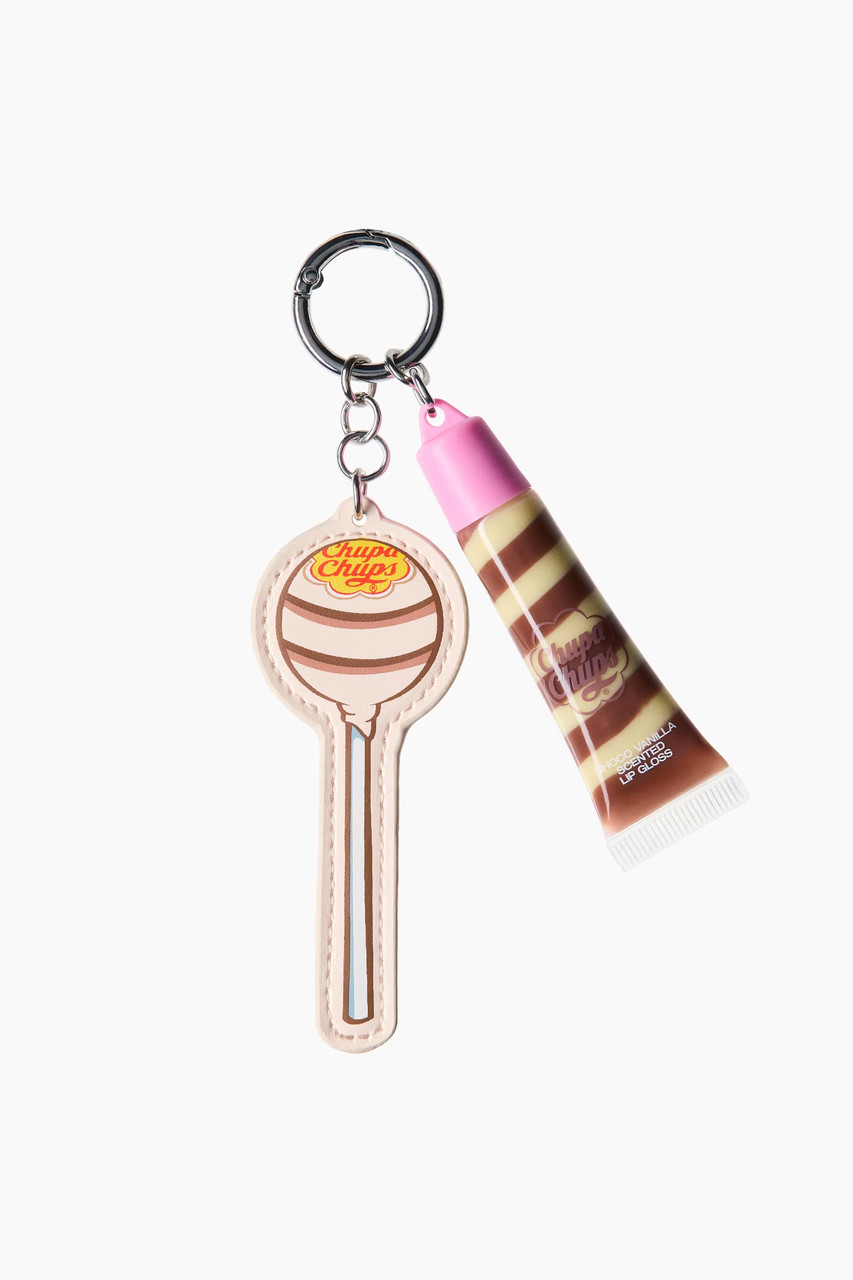 Блиск для губ H&M Beauty Chupa Chups Soft Swirl Lip Gloss Key Chain - Choco Vanilla (8.1 ml), фото 1