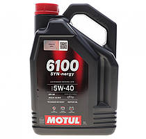 Motul 6100 SYN-NERGY SAE 5W40 5л (368451/112963) Олива моторна Technosynthese для автомобілів