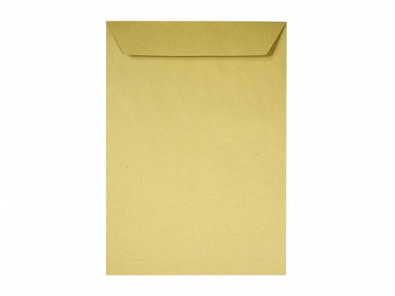 Конверт С4 крафт (324мм*229мм), коричневий, 90гр, самокл відривна стрічка, боковий клапан, Конверт С4 крафтовий, фото 1