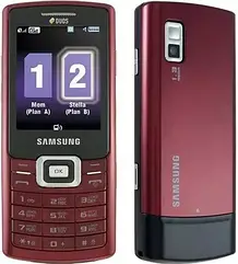 Samsung c5212 Red  кнопковий мобільний телефон 1000 мАг