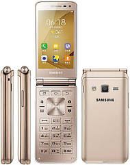 Samsung g1650 Folder2 2 SIM Gold кнопковий мобільний телефон
