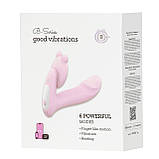 Вібратор з підігрівом, 6 режимами вібрації та керуванням через додаток B-Series Good Vibrations Pink, фото 8