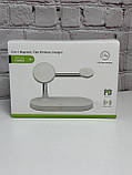 Бездротовий зарядний пристрій 5 в 1 Magnetic 15W White, фото 9