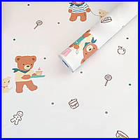 Самоклейна плівка дитяча Ведмедик 0 45х10м для обклеювання меблів інтер'єру декорування ST1
